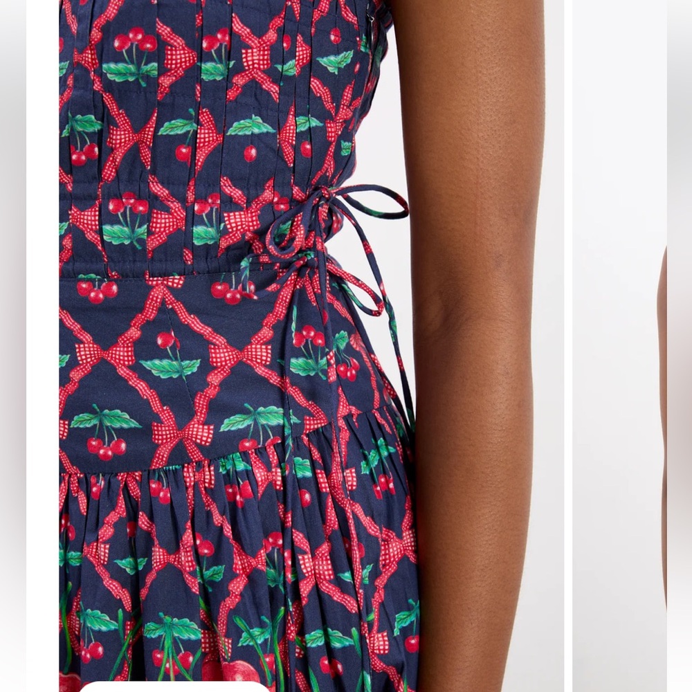 NEW Damson Madder Kelia Midi Dress - Cherry Pie - Picture 3 of 4
